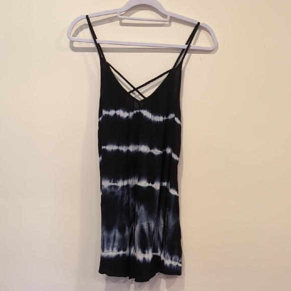American Eagle Outfitters Dresses & Skirts - American Eagle Outfitters Black and White Tie-Dye Mini Dress
